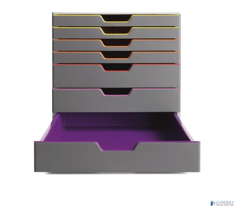 Pojemnik VARICOLOR z 7 szufladkami DURABLE 7607-27 Pojemnik VARICOLOR z 7 szufladkami DURABLE 7607-27