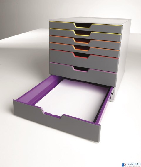 Pojemnik VARICOLOR z 7 szufladkami DURABLE 7607-27 Pojemnik VARICOLOR z 7 szufladkami DURABLE 7607-27