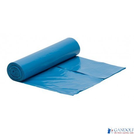 Worki na śmieci 120l 25szt. DOTTS super mocne (LDPE) 32mic niebieskie Worki na śmieci 120l 25szt. DOTTS super mocne (LDPE) 32mic niebieskie