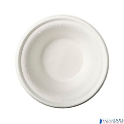 Miseczka z trzciny cukrowej 380ml, biała, op. 100 szt., 100% biodegradowalna 90109 Miseczka z trzciny cukrowej 380ml, biała, op. 100 szt., 100% biodegradowalna 90109
