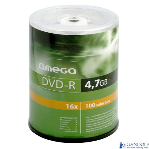 Płyta OMEGA DVD-R 4,7GB 16X CAKE (50) OMD1650- -a Płyta OMEGA DVD-R 4,7GB 16X CAKE (50) OMD1650- -a