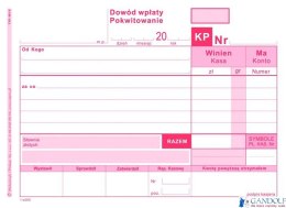 401-5 KP Dowód Wpłaty A6 80 kartek MICHALCZYK I PROKOP