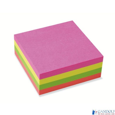 Bloczki samoprzylepne ESSELTE 75x75mm neon 320 kartek 83065 Bloczki samoprzylepne ESSELTE 75x75mm neon 320 kartek 83065