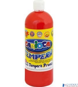 Farba tempera 1000 ml, czerwony CARIOCA 170-1444/170-2643 Farba tempera 1000 ml, czerwony CARIOCA 170-1444/170-2643