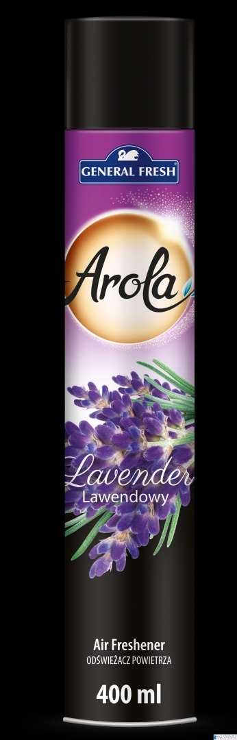 Odświeżacz powietrza AROLA Spray 400ml lawenda GENERAL FRESH Odświeżacz powietrza AROLA Spray 400ml lawenda GENERAL FRESH