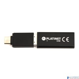 Pendrive USB 2.0 X-Depo 32GB + Type-C Adapter czarny Platinet PMFEC32B