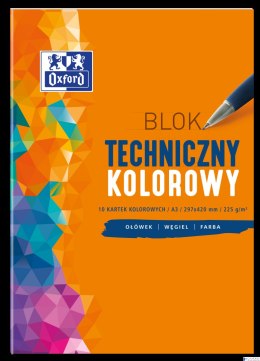 Blok techniczny OXFORD A3 10k 225G kolor 400093234