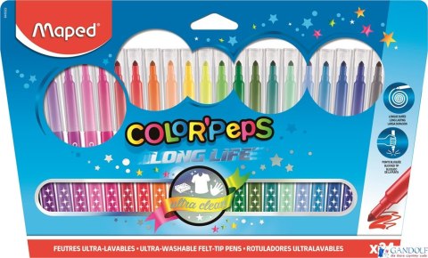 Flamastry trójkątne 24kolorów COLORPEPS 845022 MAPED Flamastry trójkątne 24kolorów COLORPEPS 845022 MAPED