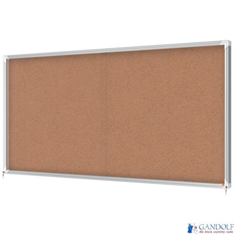 Gablota korkowa Nobo Premium Plus 27xA4 (drzwiczki przesówne) 1915333