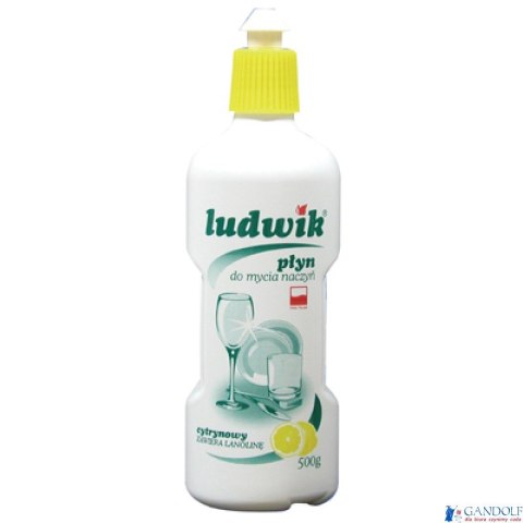 LUDWIK Płyn do mycia naczyń 450g cytrynowy 028850 LUDWIK Płyn do mycia naczyń 450g cytrynowy 028850