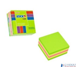 Bloczek STICKN 51x51mm zielony-mix neon i pastel 21534