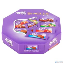 Czekoladki MILKA SINGLES bombonierka MIX 138g