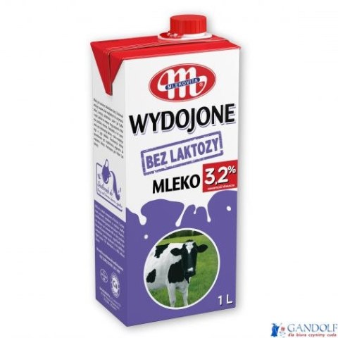 Mleko WYDOJONE UHT bez laktozy 3,2% 1l Mleko WYDOJONE UHT bez laktozy 3,2% 1l