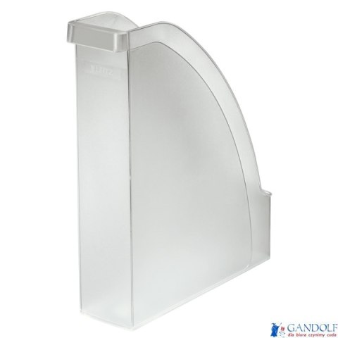 Pojemnik na czasopisma LEITZ PLUS przezroczysty mleczny 70mm 24760003 Pojemnik na czasopisma LEITZ PLUS przezroczysty mleczny 70mm 24760003