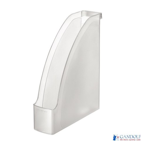 Pojemnik na czasopisma LEITZ PLUS przezroczysty mleczny 70mm 24760003 Pojemnik na czasopisma LEITZ PLUS przezroczysty mleczny 70mm 24760003