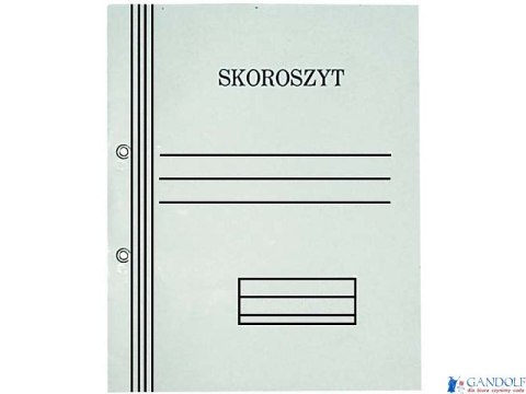 Skoroszyt oczkowy biały A4 pełny 300g KIEL-TECH jednostronnie bielony Skoroszyt oczkowy biały A4 pełny 300g KIEL-TECH jednostronnie bielony