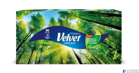 Chusteczki VELVET Dream (90sztuk) VELVET 61250223 Chusteczki VELVET Dream (90sztuk) VELVET 61250223