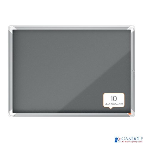 Gablota filcowa wewnętrzna Nobo Premium Plus 8xA4, szara 1915329