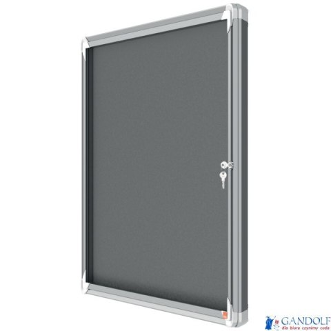 Gablota filcowa wewnętrzna Nobo Premium Plus 8xA4, szara 1915329