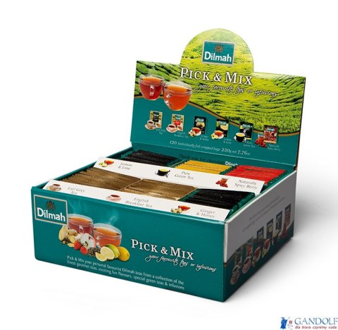 Herbata DILMAH PICKNMIX zestaw 120t 6 smaków