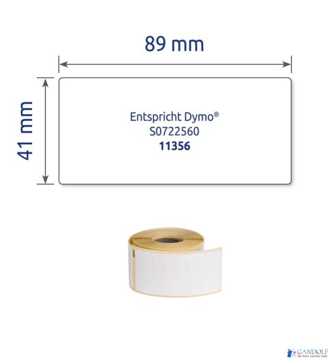 Identyfikatory AS0722560 41x89 200 et. w rolce do termodruku, usuwalne, Avery Zweckform Identyfikatory AS0722560 41x89 200 et. w rolce do termodruku, usuwalne, Avery Zweckform