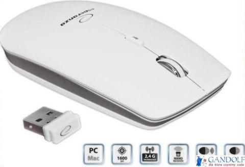 Mysz bezprzewodowa 2.4GHZ optyczna USB SATURN biała EM120W ESPERANZA Mysz bezprzewodowa 2.4GHZ optyczna USB SATURN biała EM120W ESPERANZA
