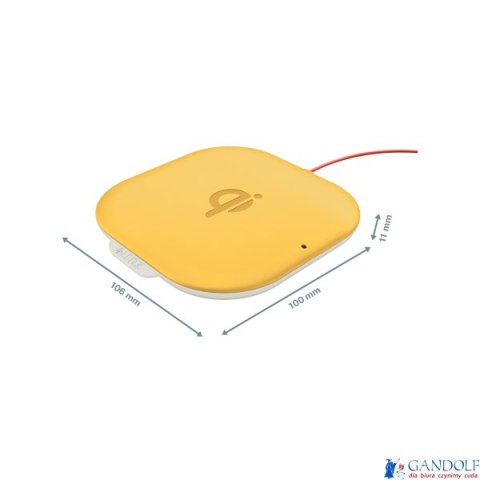 Bezprzewodowa_ładowarka indukcyjna Leitz Cosy, żółta 64790019