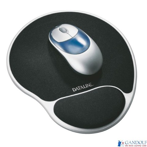 Podkładka żelowa pod mysz czarno-srebrna ESSELTE 67038 Podkładka żelowa pod mysz czarno-srebrna ESSELTE 67038