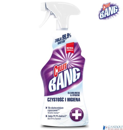 CILLIT BANG Płyn do czyszczenia w sprayu 750ml wybielanie i higiena 42542 CILLIT BANG Płyn do czyszczenia w sprayu 750ml wybielanie i higiena 42542