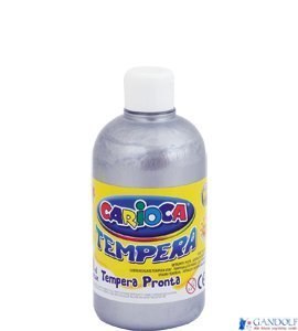 Farba tempera 500 ml, srebrna CARIOCA 170-2216 Farba tempera 500 ml, srebrna CARIOCA 170-2216