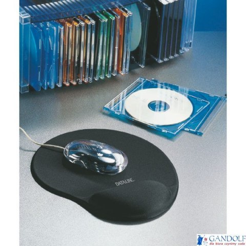 Podkładka żelowa pod mysz czarna ESSELTE DATALINE 67106 Podkładka żelowa pod mysz czarna ESSELTE DATALINE 67106