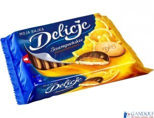 Ciastka DELICJE Szampańskie pomarańcza 294g Ciastka DELICJE Szampańskie pomarańcza 294g