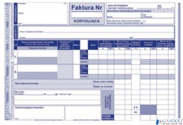 107-3E Faktura VAT korygująca MICHALCZYK&PROKOP A5 80 kartek