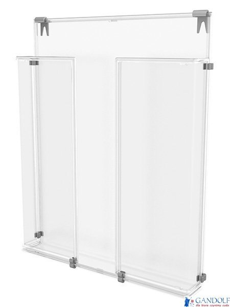 Kieszeń na ulotki wisząca A4 0403-0039-00 PANTA PLAST Kieszeń na ulotki wisząca A4 0403-0039-00 PANTA PLAST