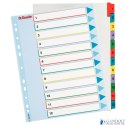 Przekładki kartonowe MYLAR A4 MAXI 1-12 ESSELTE 100209