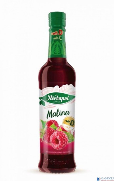 Syrop HERBAPOL Owocowa Spiżarnia Malina 420ml Syrop HERBAPOL Owocowa Spiżarnia Malina 420ml