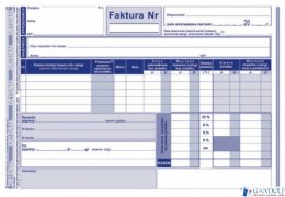 103-XE Faktura VAT A5 80kartek oryginał + 2kopie MICHALCZYK i PROKOP