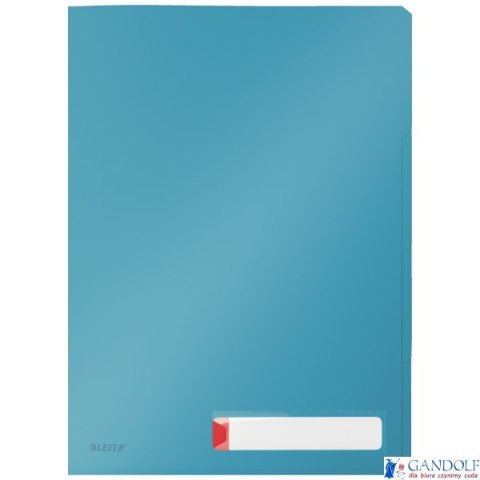 Folder A4 z 3 przegródkami Leitz Cosy, niebieska 47160061 Folder A4 z 3 przegródkami Leitz Cosy, niebieska 47160061