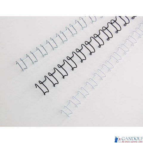 Grzbiety drutowe GBC A4 21L 6mm czarne (100szt) IB165023