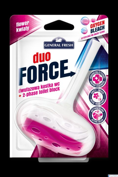 Kostka do WC DUO FORCE zawieszka 40g kwiat GENERAL FRESH Kostka do WC DUO FORCE zawieszka 40g kwiat GENERAL FRESH