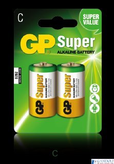 Bateria alkaliczna GP Super C / LR14 (2szt) 1.5V GPPCA14AS003