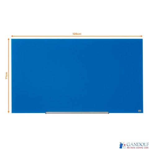 Szklana tablica Nobo Impression Pro 1260x710mm, niebieska Szklana tablica Nobo Impression Pro 1260x710mm, niebieska