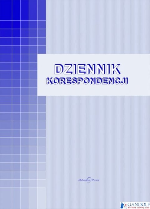 701-A Dziennik korespondencyjny MICHALCZYK&PROKOP A4 192 kartek 701-A Dziennik korespondencyjny MICHALCZYK&PROKOP A4 192 kartek