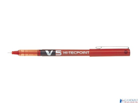 Cienkopis PILOT V5 czerwony PIBX-V5R