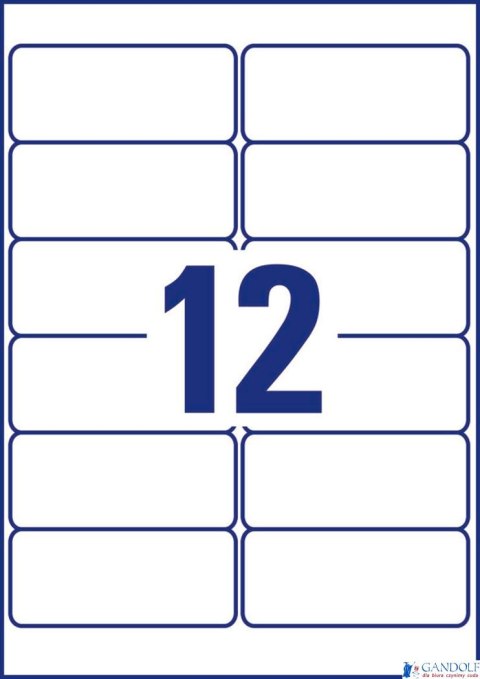 Etykiety adresowe L4772-25 99,1 x 42,3 25 ark przezroczyste, Avery Zweckform Etykiety adresowe L4772-25 99,1 x 42,3 25 ark przezroczyste, Avery Zweckform