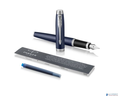 Pióro wieczne (F) PARKER IM MATTE BLUE CT 1931647, giftbox