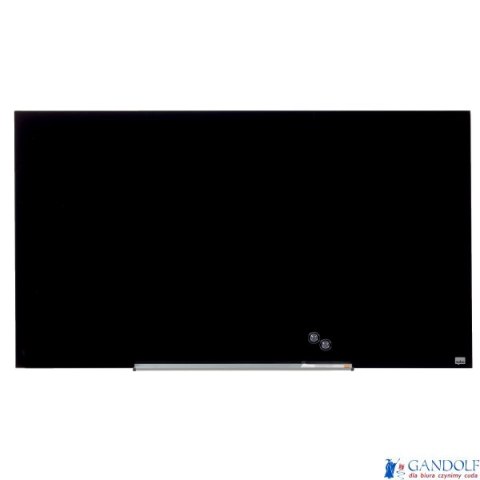 Szklana tablica Nobo Impression Pro 1260x710mm, czarna