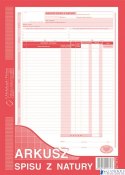 341-1 Arkusz spisu z natury MICHALCZYK&PROKOP A4 (pion) 48 kartek