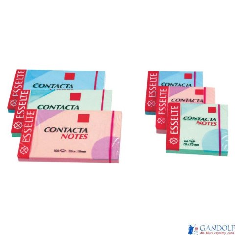 Bloczki samoprzylepne ESSELTE 75x75mm żółte 100k 83003 Bloczki samoprzylepne ESSELTE 75x75mm żółte 100k 83003