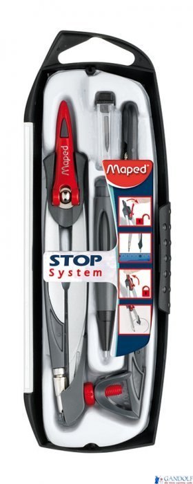 Cyrkiel STOP SYSTEM 5 elementów 196101 MAPED Cyrkiel STOP SYSTEM 5 elementów 196101 MAPED